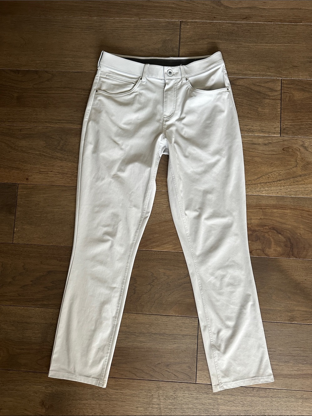 Puma 101 5-Pocket Golf Pants, 28/30 Light Grey Athletic Pants